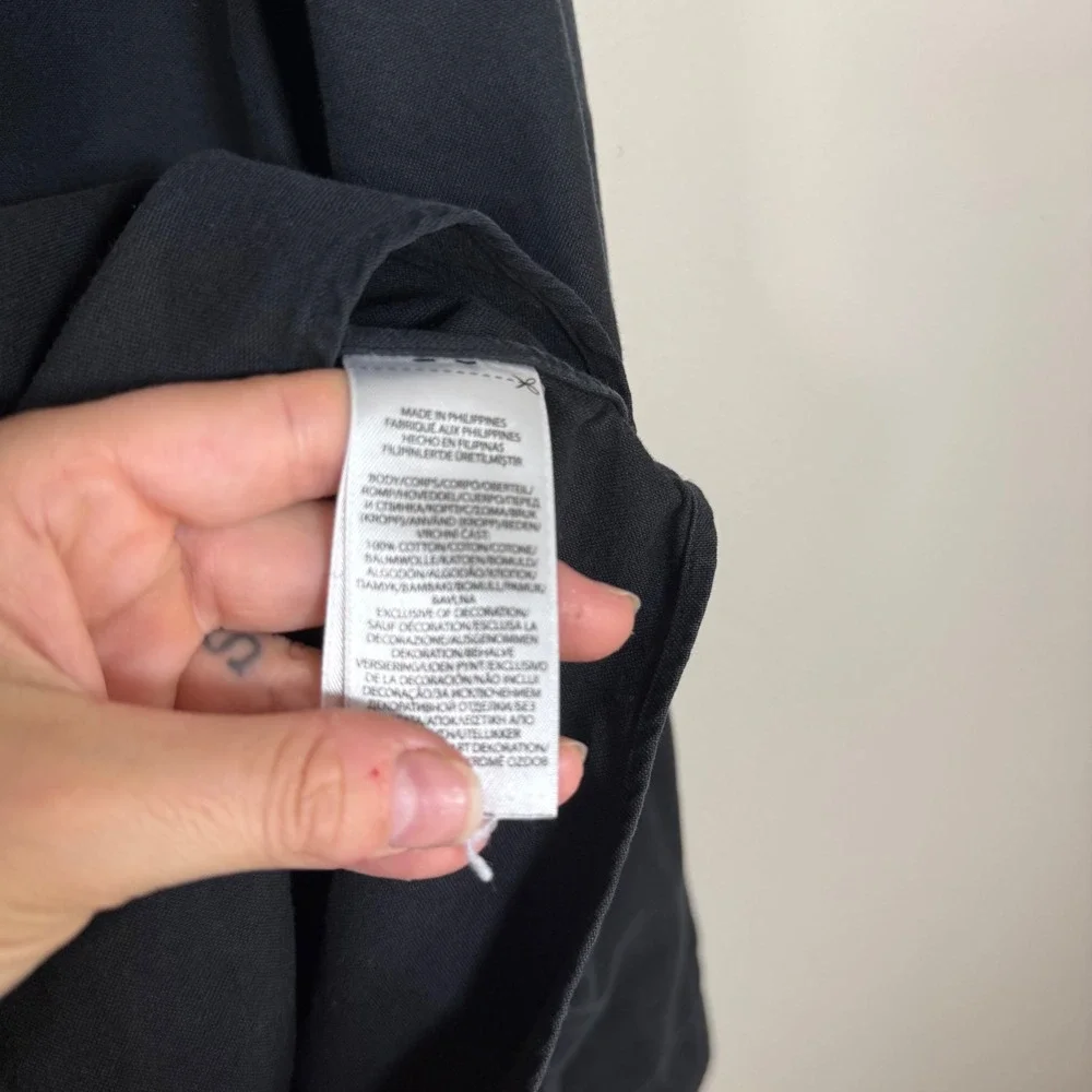 Ralph Lauren Classic Fit Long Sleeve Button Down Shirt Size XL Black